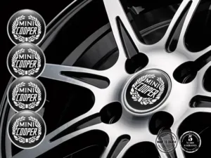 Mini Cooper Adesivo Silicone Edizione Decalcomanie Cerchio Pregiate